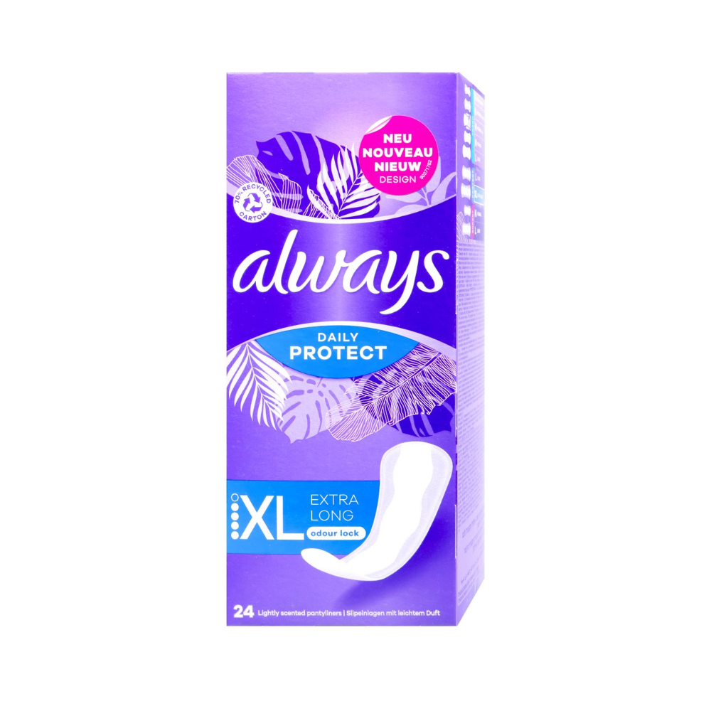 Always Daily Extra Protect intímky Long Plus 24 ks