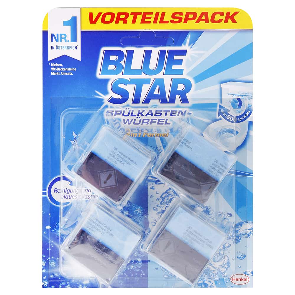 Obrázok BLUE STAR kocka do WC 4ks