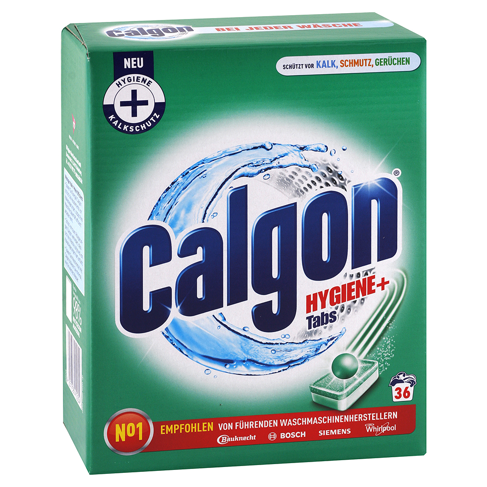 Obrázok CALGON Hygiene+ čistiace tablety do práčky 36 ks