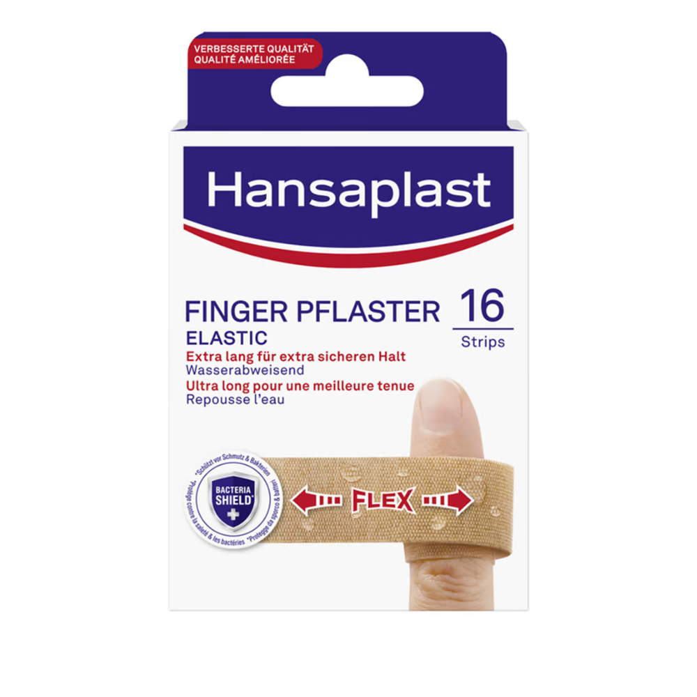 Hansaplast Finger Strips elastická náplasť na prsty 16 ks